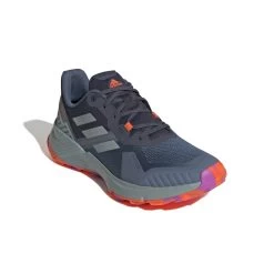 ADIDAS PERFORMANCE Adidas Terrex Soulstride 2022 (für Lange Strecken) Stahlgrau/orange Trail-Laufschuhe Herren