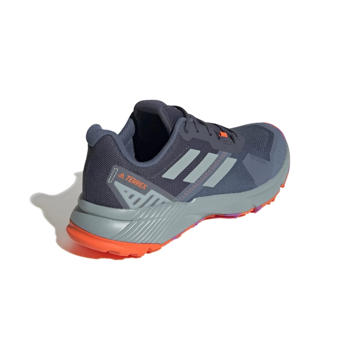 ADIDAS PERFORMANCE Adidas Terrex Soulstride 2022 (für Lange Strecken) Stahlgrau/orange Trail-Laufschuhe Herren 9 ADIDAS PERFORMANCE Adidas Terrex Soulstride 2022 (für Lange Strecken) Stahlgrau/orange Trail-Laufschuhe Herren – Bild 7