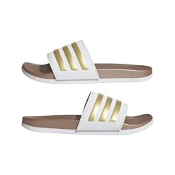 ADIDAS PERFORMANCE Adidas Badeschuhe Adilette Comfort Weiss/gold Damen 12 ADIDAS PERFORMANCE Adidas Badeschuhe Adilette Comfort Weiss/gold Damen -Sportausrüstung adidas H03618 adilette Comfort201 1200x1200 1