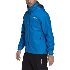 ADIDAS PERFORMANCE Adidas Regenjacke Terrex Multi Rain.Rdy 2-Layer (atmungsaktiv, Wasserdicht, 2,5-Lagen) Blau Herren