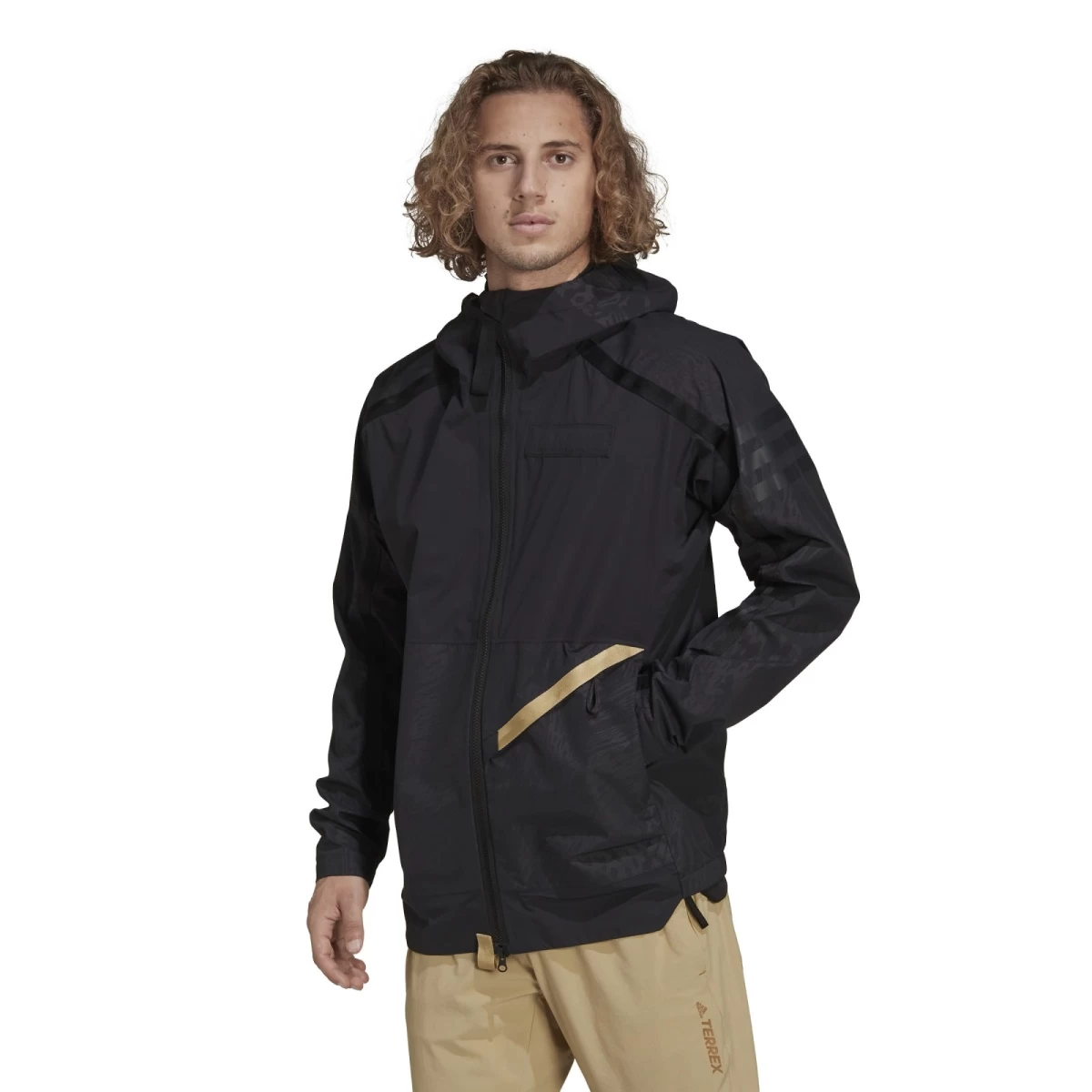 ADIDAS PERFORMANCE Adidas Regenjacke Terrex Utilitas (atmungsaktiv, Wasserdicht, 2,5-Lagen) Schwarz Herren 9 ADIDAS PERFORMANCE Adidas Regenjacke Terrex Utilitas (atmungsaktiv, Wasserdicht, 2,5-Lagen) Schwarz Herren – Bild 7