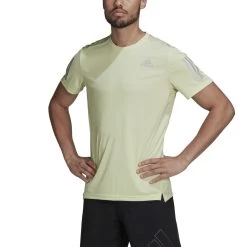 ADIDAS PERFORMANCE Adidas Lauf-Tshirt Own The Run (feuchtigkeitsabsorbierend, Reflektierend) 2022 Limegrün Herren