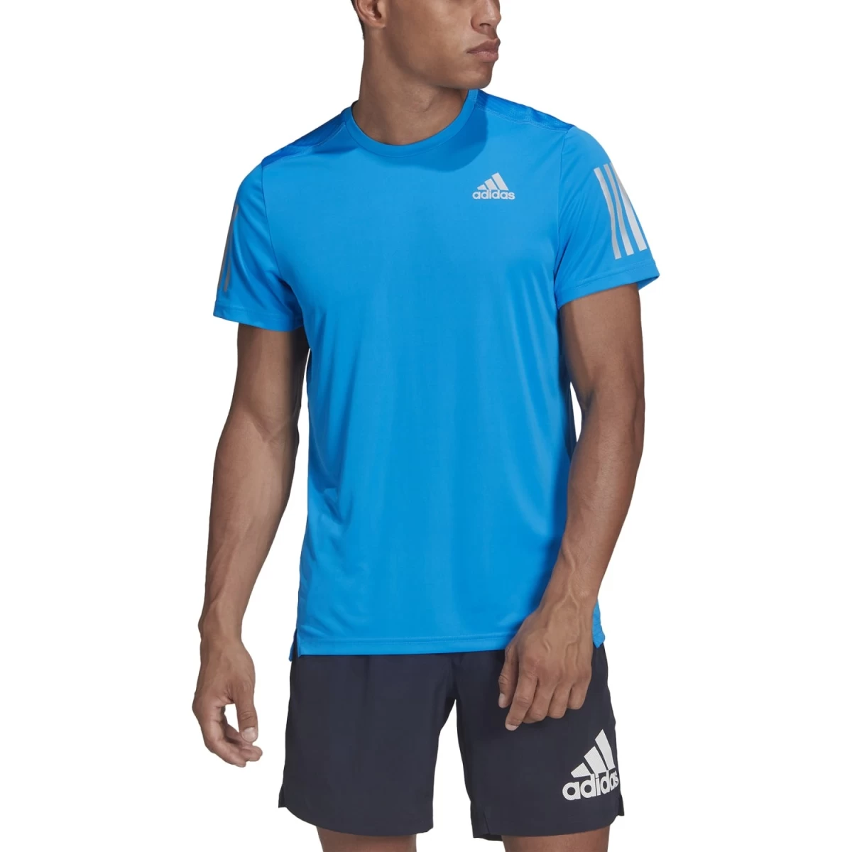 ADIDAS PERFORMANCE Adidas Lauf-Tshirt Own The Run (feuchtigkeitsabsorbierend, Reflektierend) Blau Herren 3 ADIDAS PERFORMANCE Adidas Lauf-Tshirt Own The Run (feuchtigkeitsabsorbierend, Reflektierend) Blau Herren