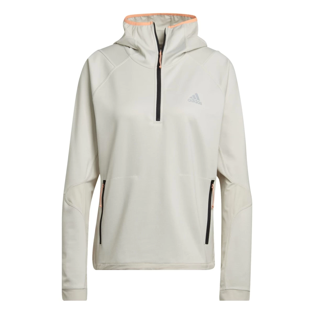 ADIDAS PERFORMANCE Adidas Laufpullover Half-Zip X-City Cold.Rdy Aluminiumgrau Damen 5 ADIDAS PERFORMANCE Adidas Laufpullover Half-Zip X-City Cold.Rdy Aluminiumgrau Damen – Bild 3