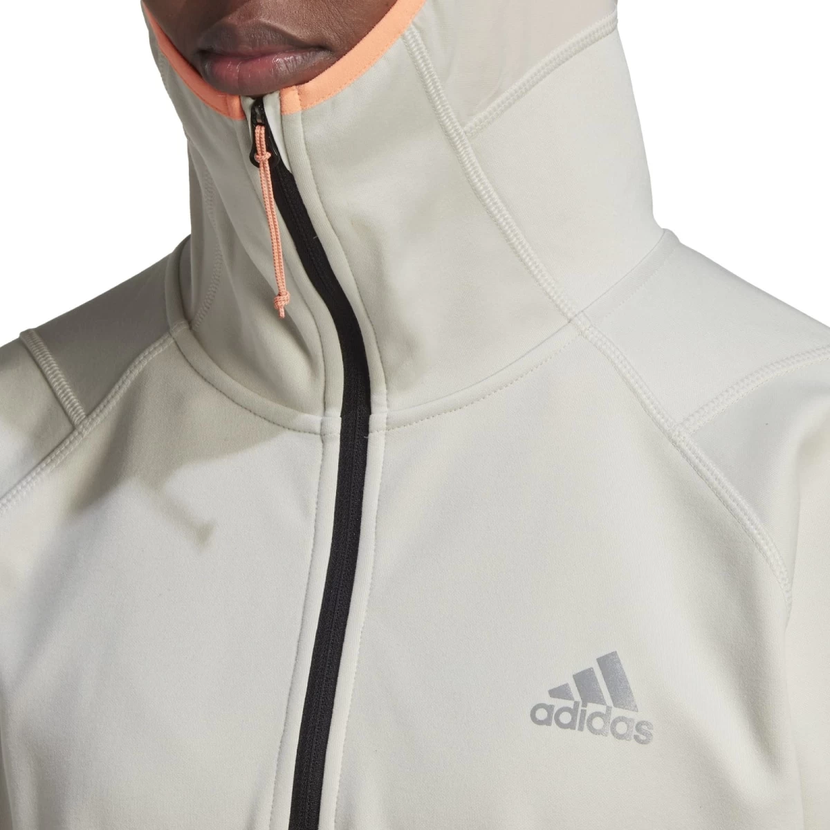 ADIDAS PERFORMANCE Adidas Laufpullover Half-Zip X-City Cold.Rdy Aluminiumgrau Damen 10 ADIDAS PERFORMANCE Adidas Laufpullover Half-Zip X-City Cold.Rdy Aluminiumgrau Damen – Bild 8