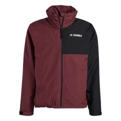 ADIDAS PERFORMANCE Adidas Regenjacke Terrex Multi Rain.Rdy 2-Layer (atmungsaktiv, Wasserdicht, 2,5-Lagen) Weinrot Herren -Sportausrüstung adidas HI1625 MT RR Jacke209 1200x1200 1