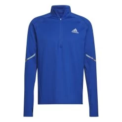 ADIDAS PERFORMANCE Adidas Lauf-Langarmshirt Everydayrun Half-Zip Oberteil Blau Herren -Sportausrüstung adidas HK5641 Laufshirt Langarm202 1200x1200 1