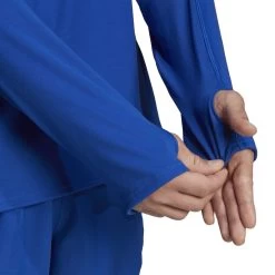 ADIDAS PERFORMANCE Adidas Lauf-Langarmshirt Everydayrun Half-Zip Oberteil Blau Herren -Sportausrüstung adidas HK5641 Laufshirt Langarm207 1200x1200 1