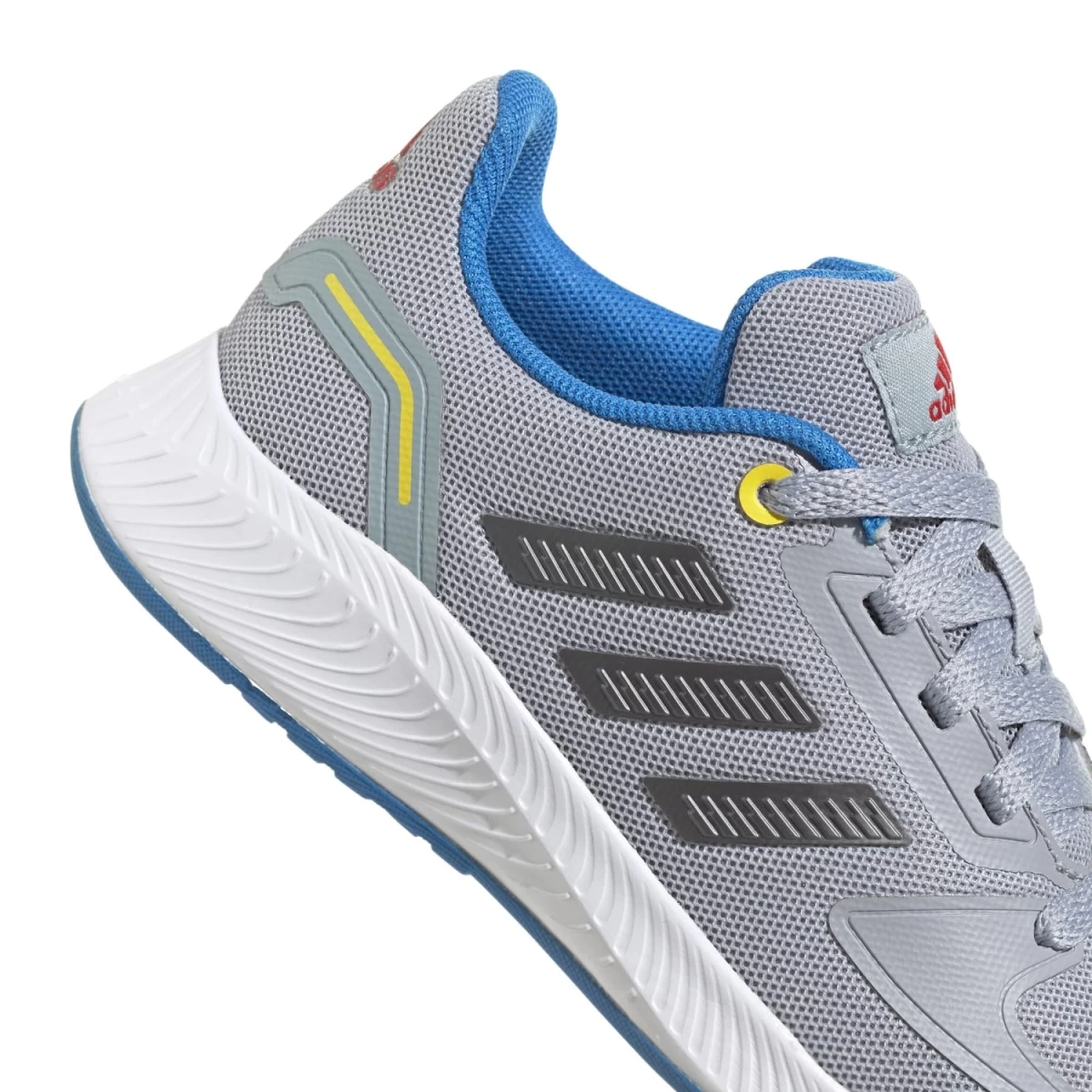 ADIDAS PERFORMANCE Adidas Laufschuhe Runfalcon 2.0 Silbergrau/blau Kinder 4 ADIDAS PERFORMANCE Adidas Laufschuhe Runfalcon 2.0 Silbergrau/blau Kinder – Bild 2