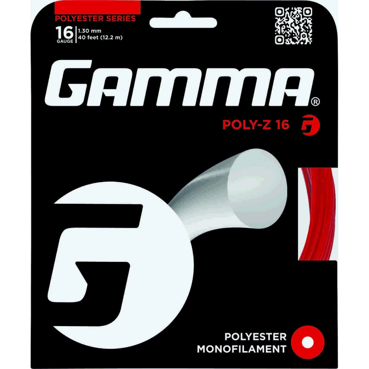 Gamma Poly-Z Rot Tennissaite 3 Gamma Poly-Z Rot Tennissaite