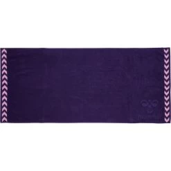 Hummel Duschtuch Logo Gross Violett 160x70cm