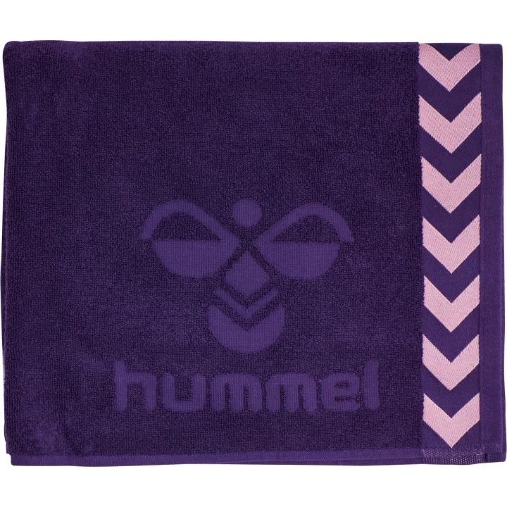 Hummel Duschtuch Logo Gross Violett 160x70cm 5 Hummel Duschtuch Logo Gross Violett 160x70cm – Bild 3