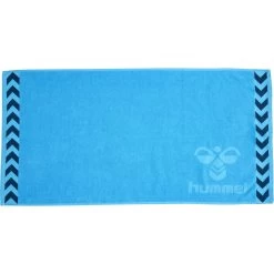 Hummel Handtuch Logo Klein Hellblau 100x50cm