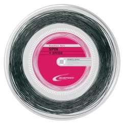 IsoSpeed Tennissaite Baseline Spin+Speed Schwarz 200m Rolle