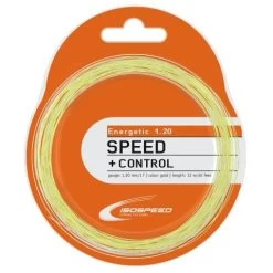IsoSpeed Tennissaite Energetic (Power+Kontrolle) Gelbgold 12m Set