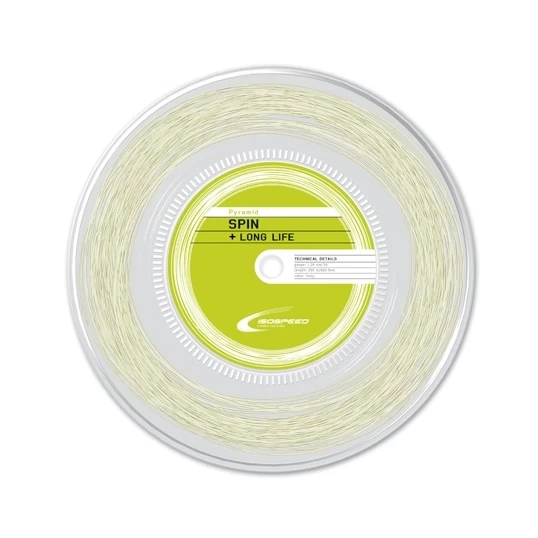 IsoSpeed Tennissaite Pyramid (Spin+Haltbarkeit) Weiss 200m Rolle 3 IsoSpeed Tennissaite Pyramid (Spin+Haltbarkeit) Weiss 200m Rolle