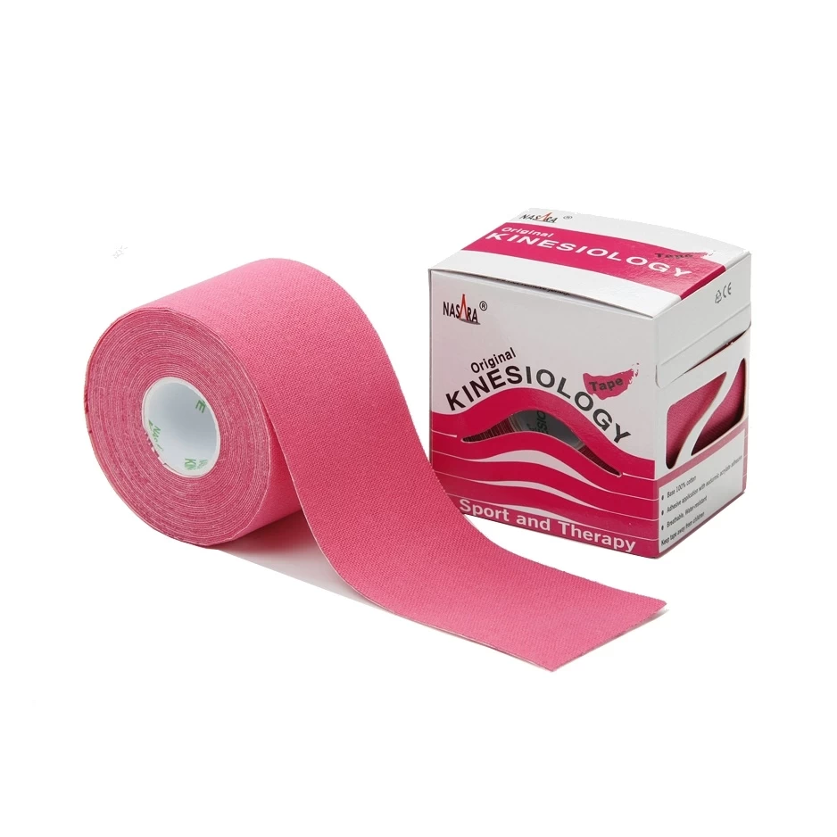 Nasara Tape Original Kinesiology 5cm X 5 Meter Pink 3 Nasara Tape Original Kinesiology 5cm X 5 Meter Pink