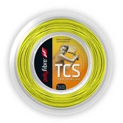 Polyfibre Tennissaite TCS (Haltbarkeit+Touch) Gelb 200m Rolle