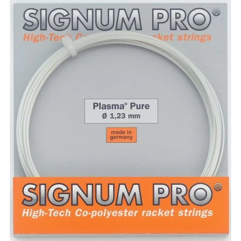 Signum Pro Tennissaite Plasma Pure (Haltbarkeit+Touch) Weiss 12m Set 3 Signum Pro Tennissaite Plasma Pure (Haltbarkeit+Touch) Weiss 12m Set