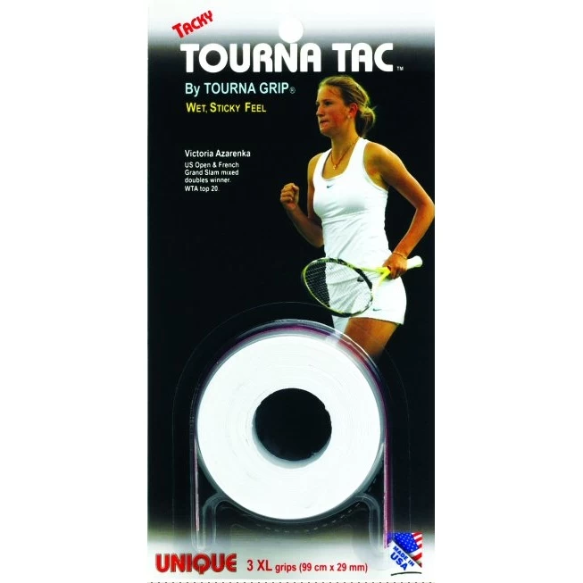 Tourna Overgrip Tac XL 0.55mm Weiss 3er 3 Tourna Overgrip Tac XL 0.55mm Weiss 3er