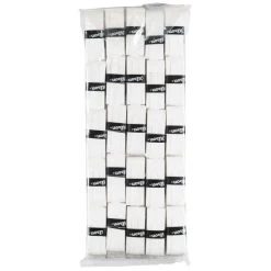 Wilson Overgrip Pro 0.6mm (Komfort/glatt/leicht Haftend) Weiss 50er Clip-Beutel